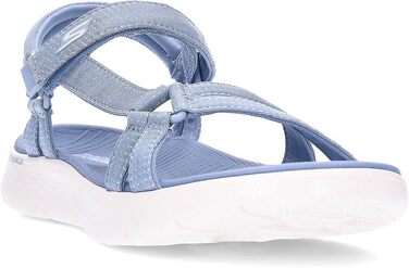 Жіночі сандалі Skechers Go Walk Flex, сині, текстильні (розмір 39 EU)