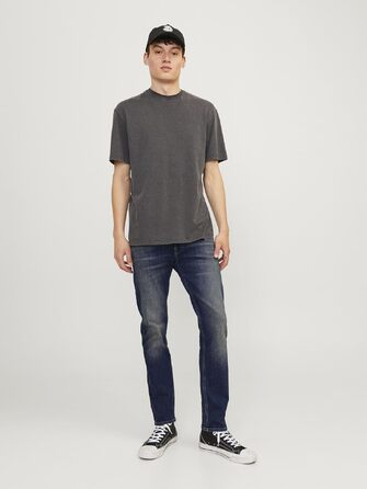 Чоловічі джинси Slim Fit JACK & JONES синього кольору, денім (33W / 32L)