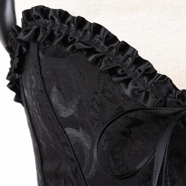 Корсет-корсет для жінок Plus Size, чорний, для Хелловіну, 7XL, з блискавкою, сексуальна білизна