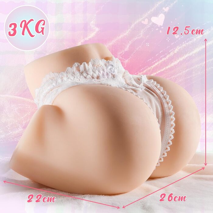 Мастурбатор для чоловіків 3 кг з 3D-каналами, зробленний з силікону. Іграшка для дорослих