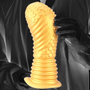 Анальний дилататор Jixaxe Golden Silicone XXL з присоскою – для чоловіків та жінок