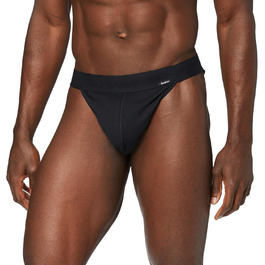 Танга чоловічі Skiny з бавовни Retro G-String (2 шт.) чорного кольору, розмір M (082227)