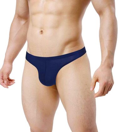 Чоловіча трусика-стрінги Aienjoy (3 шт. в упаковці): чорний, білий, темно-синій. Тонкий, сексуальний дизайн