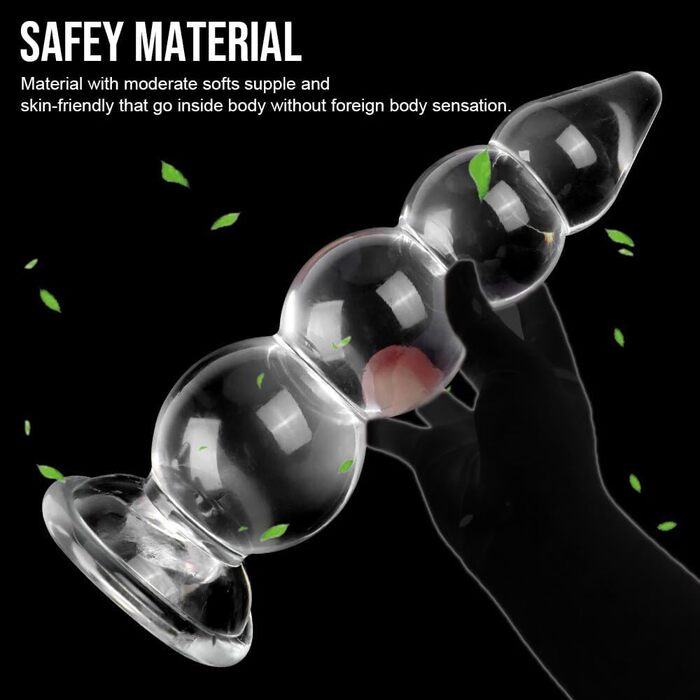 Анальний дилатёр Jixaxe: великий анальний плагін з присоскою для жінок та чоловіків