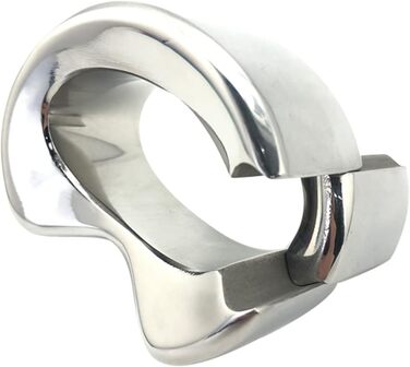Кільце для статевого члена, нержавіюча сталь, для чоловіків, велике, срібне
