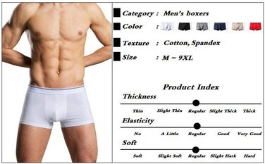 Боксерські шорти чоловічі Kliy (4 шт.) з бавовни, дихаючі, модні, сексуальні, для чоловіків