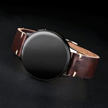 Шкіряний ремінець для годинника Horween Vintage з швидкознімним кріпленням, коричневий, 20 мм