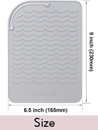 Випрямляч та плойка для волосся 2 в 1 ANGENIL Pro Twist: професійний стайлер з LCD-дисплеєм, регулюванням температури 130-230°C та антисиліконовим матом, чорний