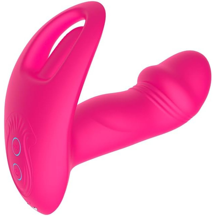 Інтимні іграшки для пар EAWESION: вібратор-аналізатор, масажер для жінок, 9 режимів, стимулятор G-точки та клітора, червоний