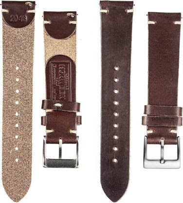 Шкіряний ремінець для годинника Horween Vintage з швидкознімним кріпленням, коричневий, 20 мм