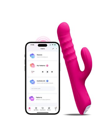 LOVENSE Velvo Rabbit Вібратор для жінок - стимулятор клітора з додатковою вібрацією G-точки, управління через додаток, водонепроникний IPX7