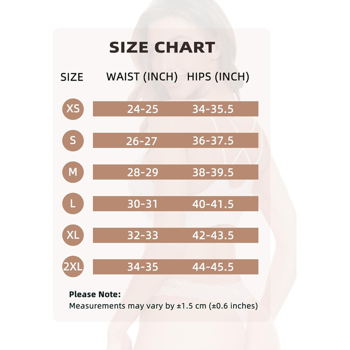 Танга жіночі бавовняні безшовні, мереживні, 5 шт. в наборі, колір кава