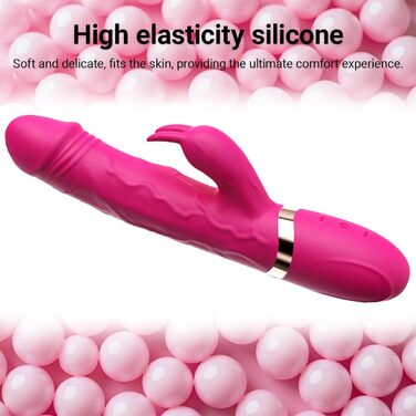 Вібратор G-Punkt Klassischer: 10 режимів, силікон, для жінок та пар (рожевий)