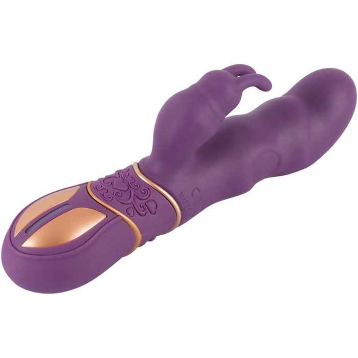 Вібратор Rabbit-Vibrator ORION - інтенсивна стимуляція клітора та G-точки, тиха робота, текстурована поверхня, фіолетовий колір