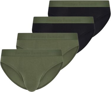 Труси боксер Bruno Banani 4er Pack Flowing (XL, Чорний/Зелений) - чоловічі, бавовна