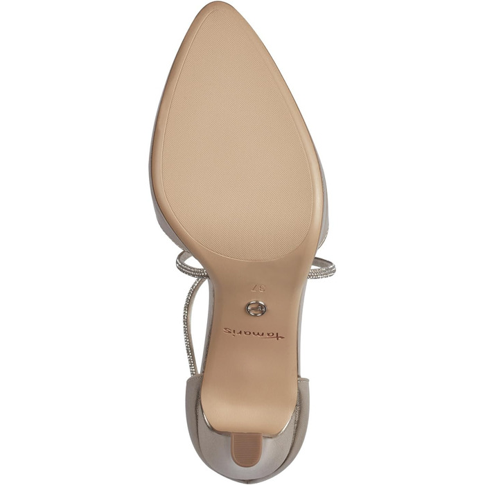 Жіночі туфлі-човники Tamaris Vegan Elegant, металік, розмір 38 EU