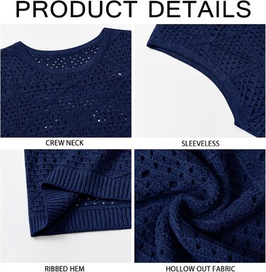 Чоловіча в'язана майка-топ Runcati, без рукавів, в стилі хіпі, морського кольору, для літа та пляжу