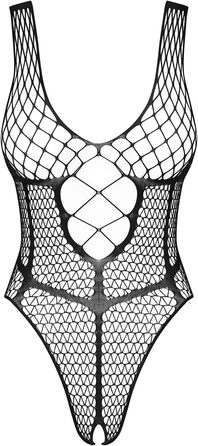 Сексуальний жіночий комплект спідньої білизни Selente Love & Fun: боді, відкритий боді та шовкова маска для очей, виготовлено в ЄС (білий, чорний, S-L)
