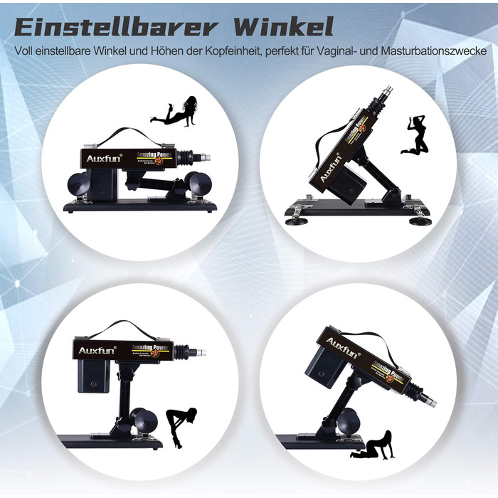 Секс-машина з дилдосами та мастубатором, Love Machine з 8 насадок-дилдосів, секс-іграшка для жінок та чоловіків