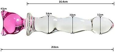 Анальний плаг з скла Eeddoo® Kitty Cat рожевий