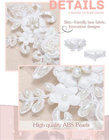 Стрічка для волосся нареченої Campsis, мереживна, для весілля