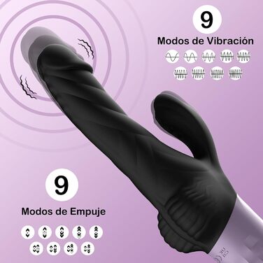 Вібратор для жінок з функцією удару - дildo, секс-іграшка для жінок та пар. 9 режимів вібрації та режим удару, G-точка та кліторальний масаж.