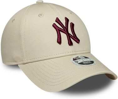 Жіноча кепка New Era New York Yankees MLB 9Forty Satin Rose — регульована сатинова панама з логотипом