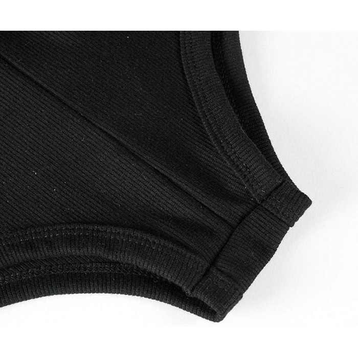 Жіночий боді Roselux з V-подібним вирізом, чорний, розмір 2S