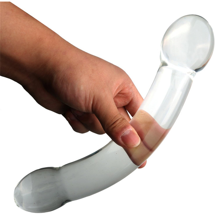 Скляний анальний плагін XXL (5 см) - Скляний дило, анальні кулі, плагін для анального сексу, мастурбація для чоловіків та жінок