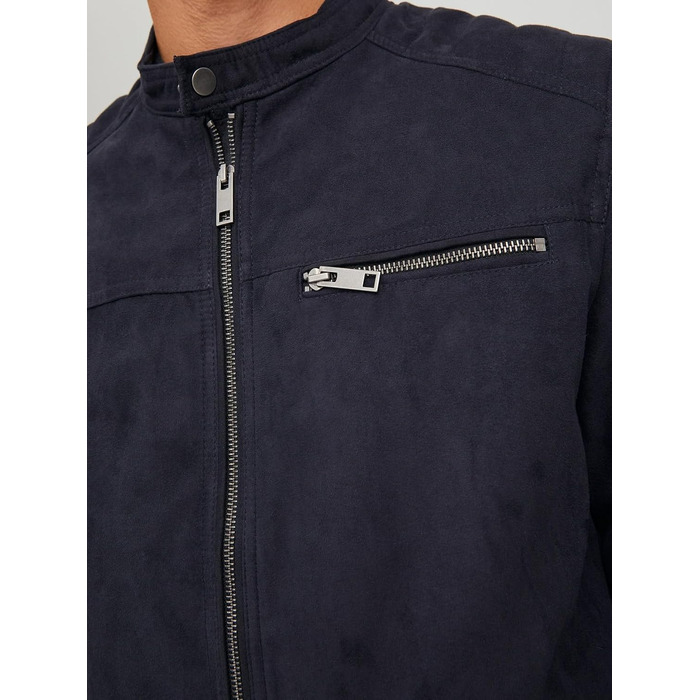 Чоловіча куртка Jack & Jones зі штучної замші, Jet Black, розмір L