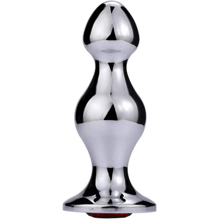 Анальний масажер з металу з діамантами для чоловіків та жінок - Dilatatoren, стимулятор G-точки, простати, анальний дildo, мастурбатор