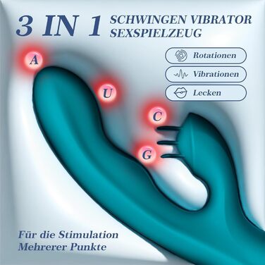 Вібратор дилда для пар, набір вібраторів для жінок G-точка, кліторальний стимулятор з 9 режимів вібрації, 23 см, сексуальні іграшки