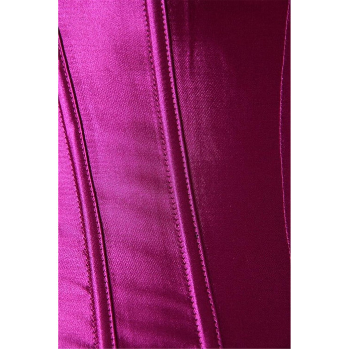 Корсет KSHUN для жінок з квітковим візерунком, з кісточками, з шнурівкою на спині, для формування тіла, фіолетовий