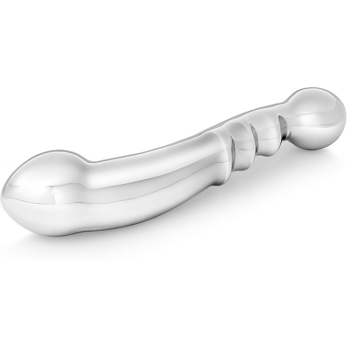 Анальний та вагінальний двосторонній секс-іграшка для чоловіків з нержавіючої сталі, стимулятор простати (DD1)