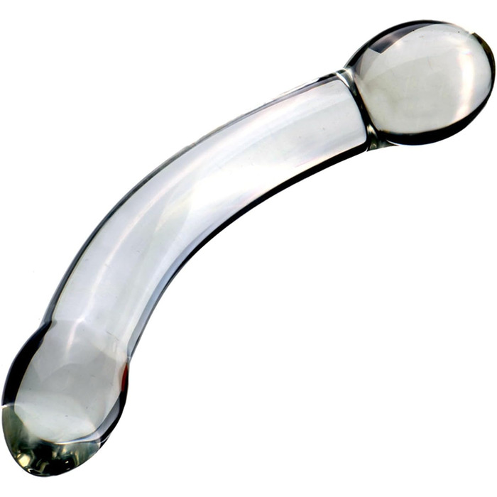 Скляний анальний плагін XXL (5 см) - Скляний дило, анальні кулі, плагін для анального сексу, мастурбація для чоловіків та жінок