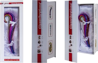 Ділтo з металу GLASSVIBRATIONS Teufelszunge Lucifer (золото/фіолетовий/хром)