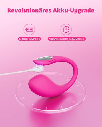 LOVENSE Lush 4.0 - вібратор G-Spot з LED-підсвіткою та пультом дистанційного керування - іграшка для дорослих для жінок та пар