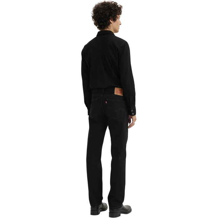 Чоловічі джинси Levi's 505 Regular Fit чорного кольору, розмір 34W/32L