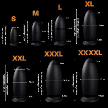 Анальний дildo з силікону NAIXBTY, XXXL, з присоскою для масажу G-точки та простати, для жінок та чоловіків. Іграшки для дорослих.