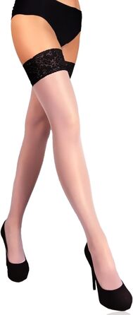 Чорні мереживні панчохи-сітки Mila Marutti для жінок | Мереживний верх | Панчохи-сітки | Нейлон (S, Вес)