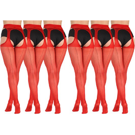 колір: червоний/чорний - 6 комплект