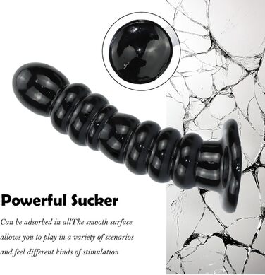 Анальний масажер Yasexx Giant з присоскою та G-Spot стимулятором для чоловіків та жінок