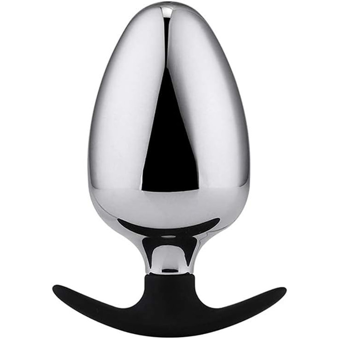 Металевий анальний плагін YCGLX - великий діаметр 60/70/80 мм, масажер простати, дилататор ануса, великі анальні кулі, сексуальні іграшки для пар, чоловіків та жінок. З присоскою