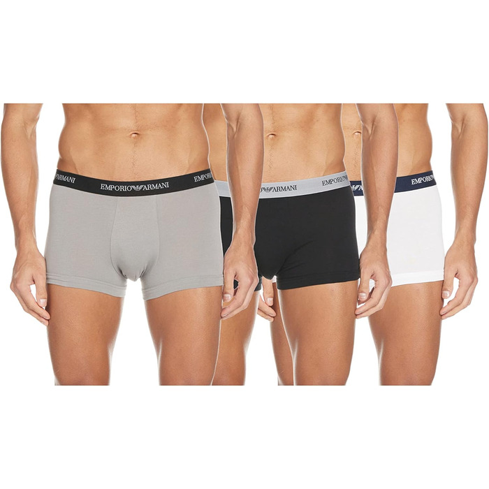 Труси Eporio Arani Essential Core Logoband (2 шт.) Білий/Морський (XXL, Білий/Чорний/Сірий)