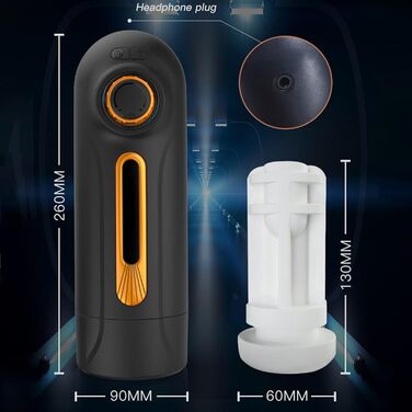 Електричний мастурбатор YcsLust з 10 вібраціями та 3 режимами насосу - для чоловіків