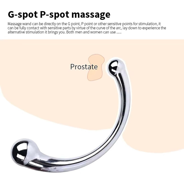 Двосторонній дилда Yasexx з G-точкою для вагінального масажу та анального використання - стимулятор простати, для жінок та чоловіків