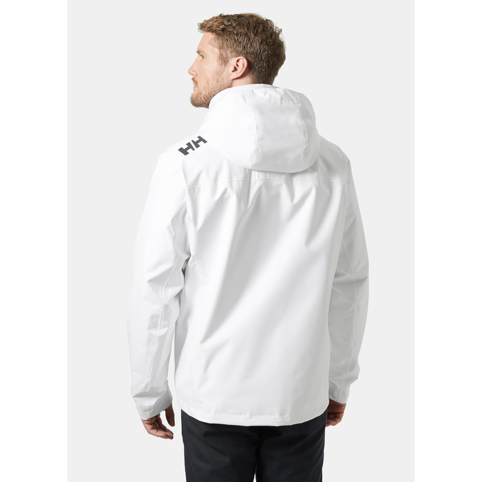 Чоловіча утеплена куртка-мідлеєр Helly Hansen Midlayer Crew Jacket 2.0 з капюшоном, водонепроникна outdoor-куртка, XL, біла