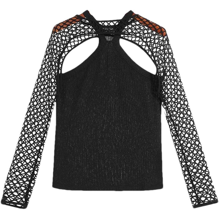 Чоловіча футболка Deepsko з прозорою сіткою та вирізами, комплект з двох частин для вечірок