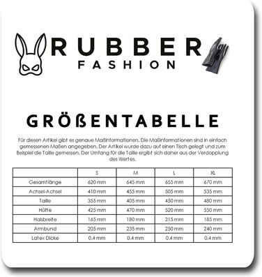 Латексний топ Rubberfashion - Короткий бюстгальтер з латексу - Підкреслений м'язовий рельєф - Чорний латексний топ для жінок та чоловіків, 0.4 мм