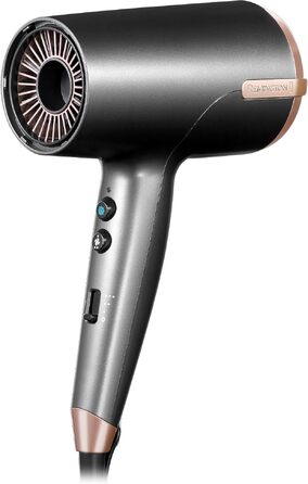 Фен для волосся Remington ONE D6077 з іонізацією та 4 насадками (дифузори, концентратори), 8 режимів роботи, швидка сушка